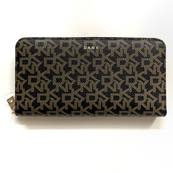 DKNY Bryant Zip Around Logo Continental Wallet NWT - Picture 10 of 11